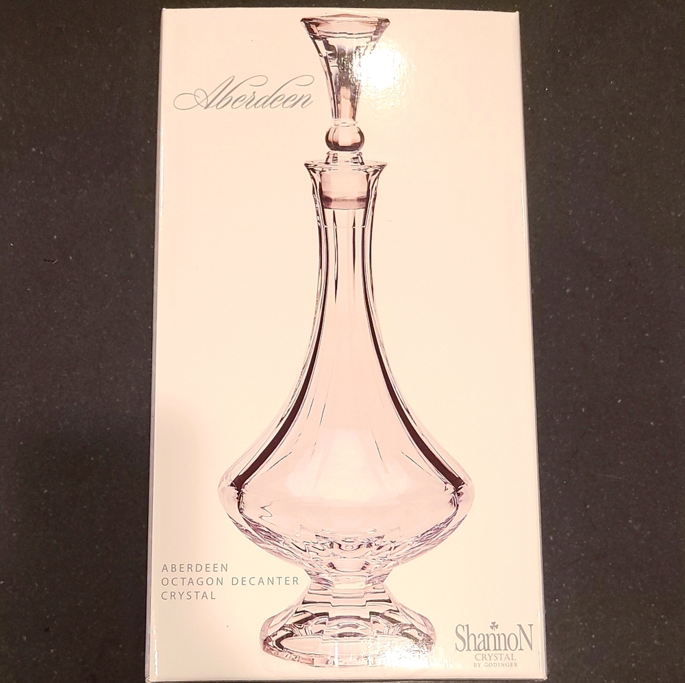 Crystal Aberdeen Octagon Decantur